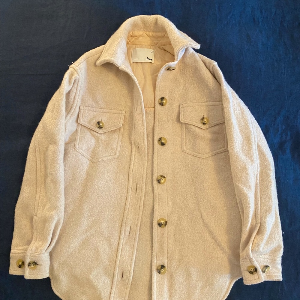ARITZIA WILFRED FREE WOOL SHACKET